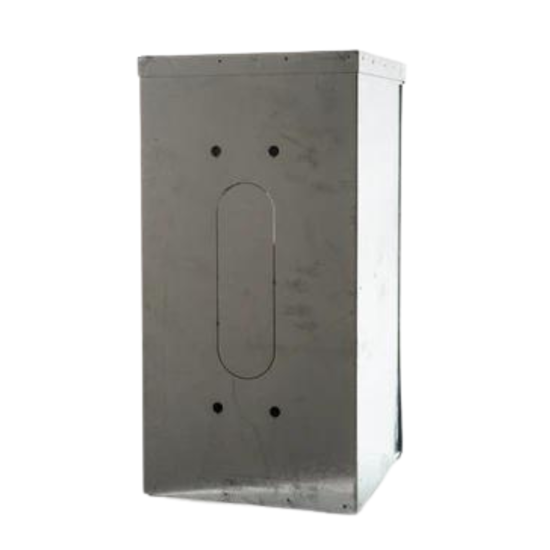 Meter Box, Galvanised (with back fixing holes)